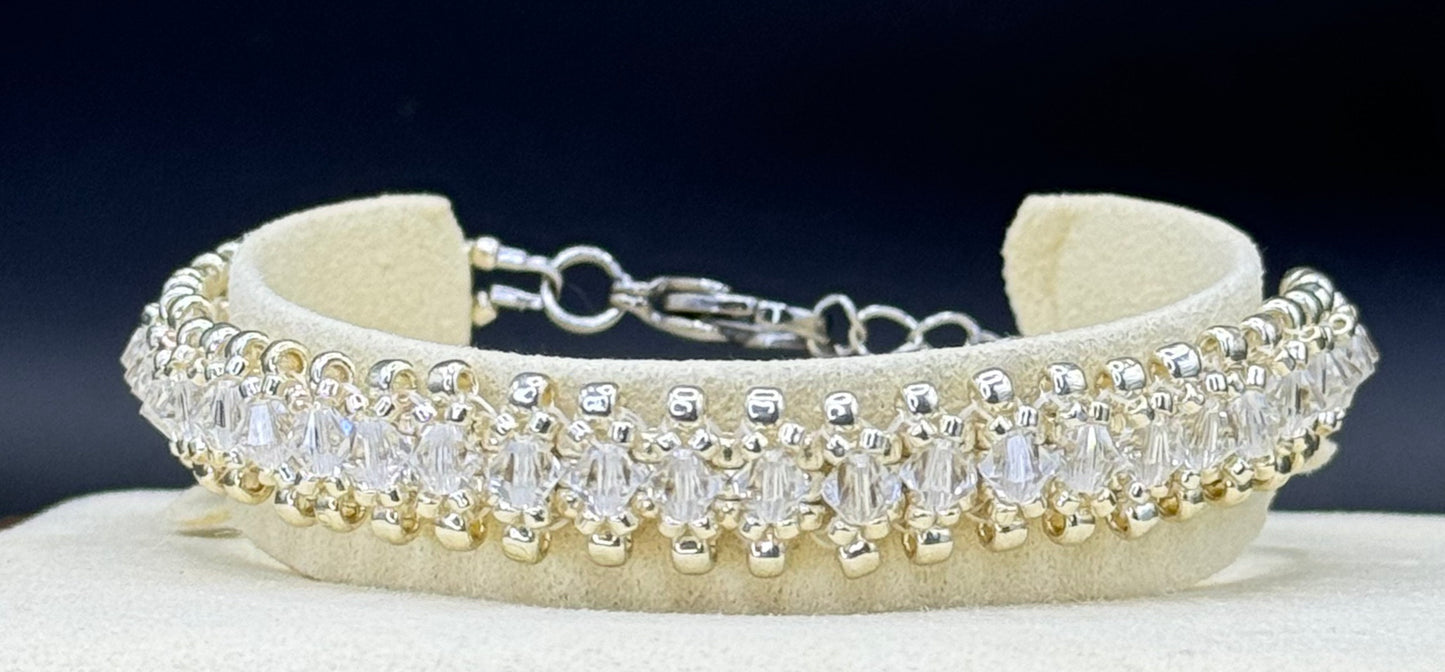 Swarovski Crystal Tennis Bracelet (Clear/Neutral)