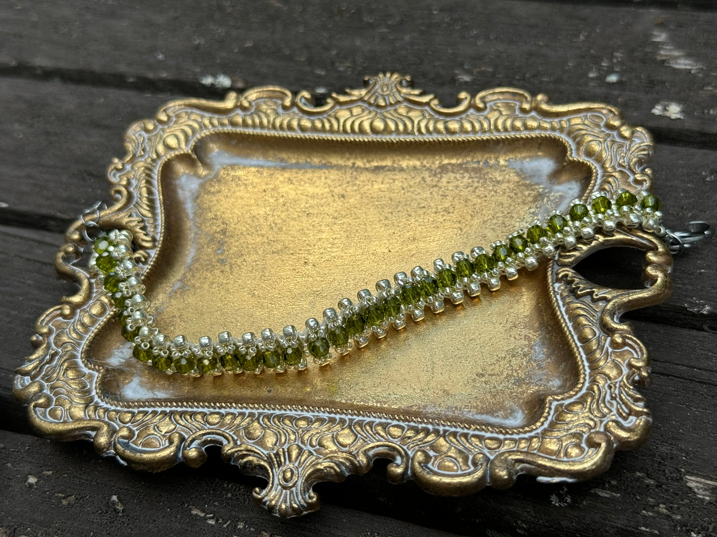 Olivine Swarovski Bracelet