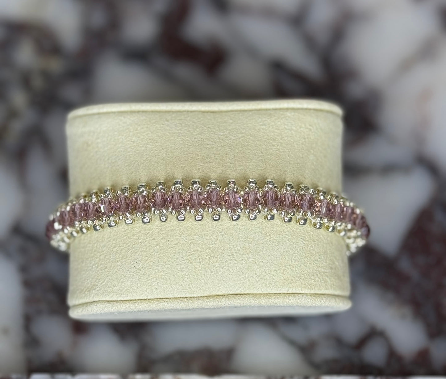 Light Amethyst Swarovski Bracelet