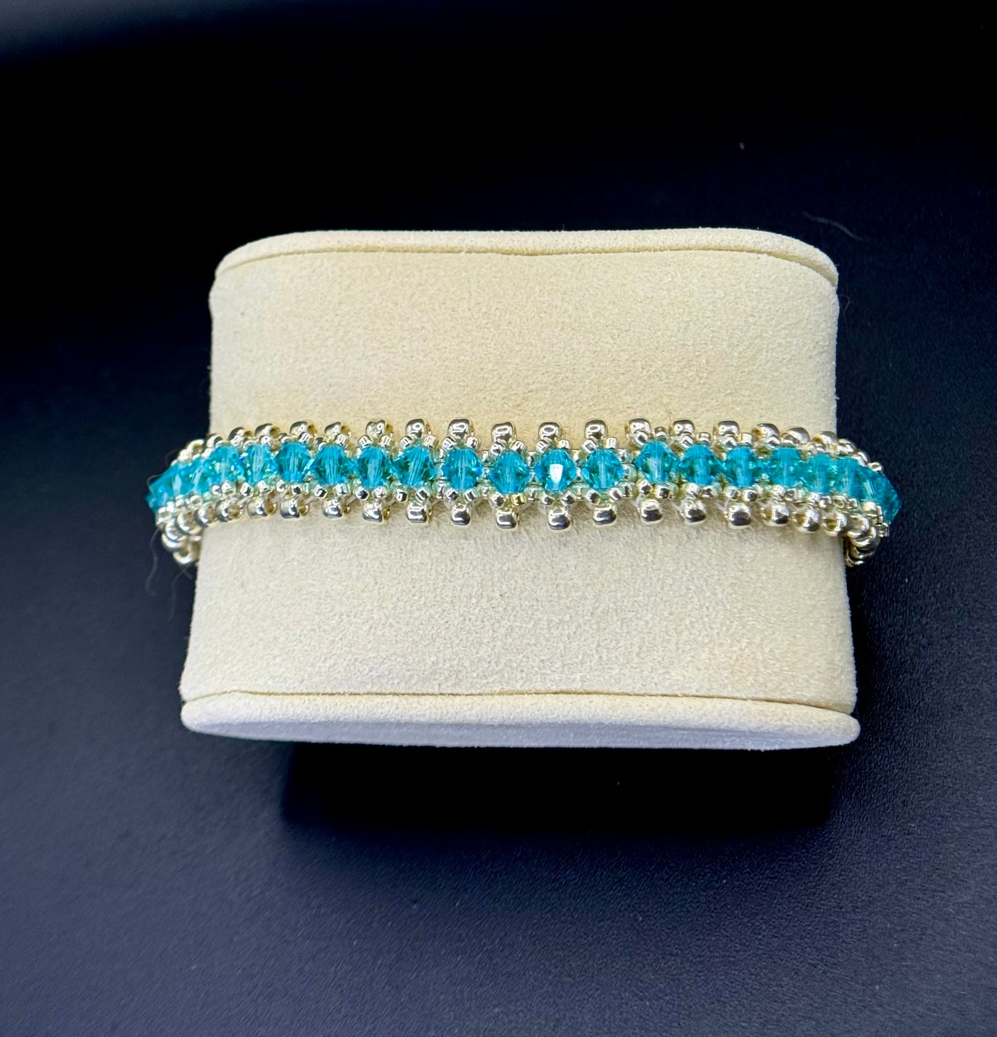 Aqua Swarovski Bracelet