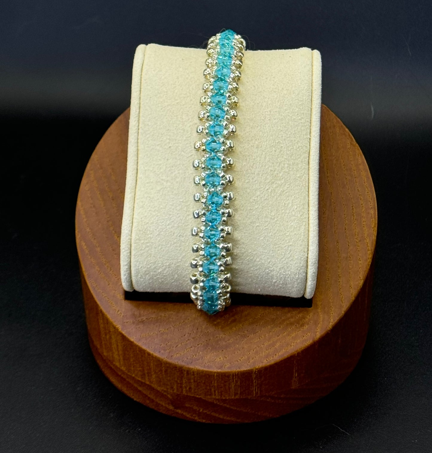 Aqua Swarovski Bracelet