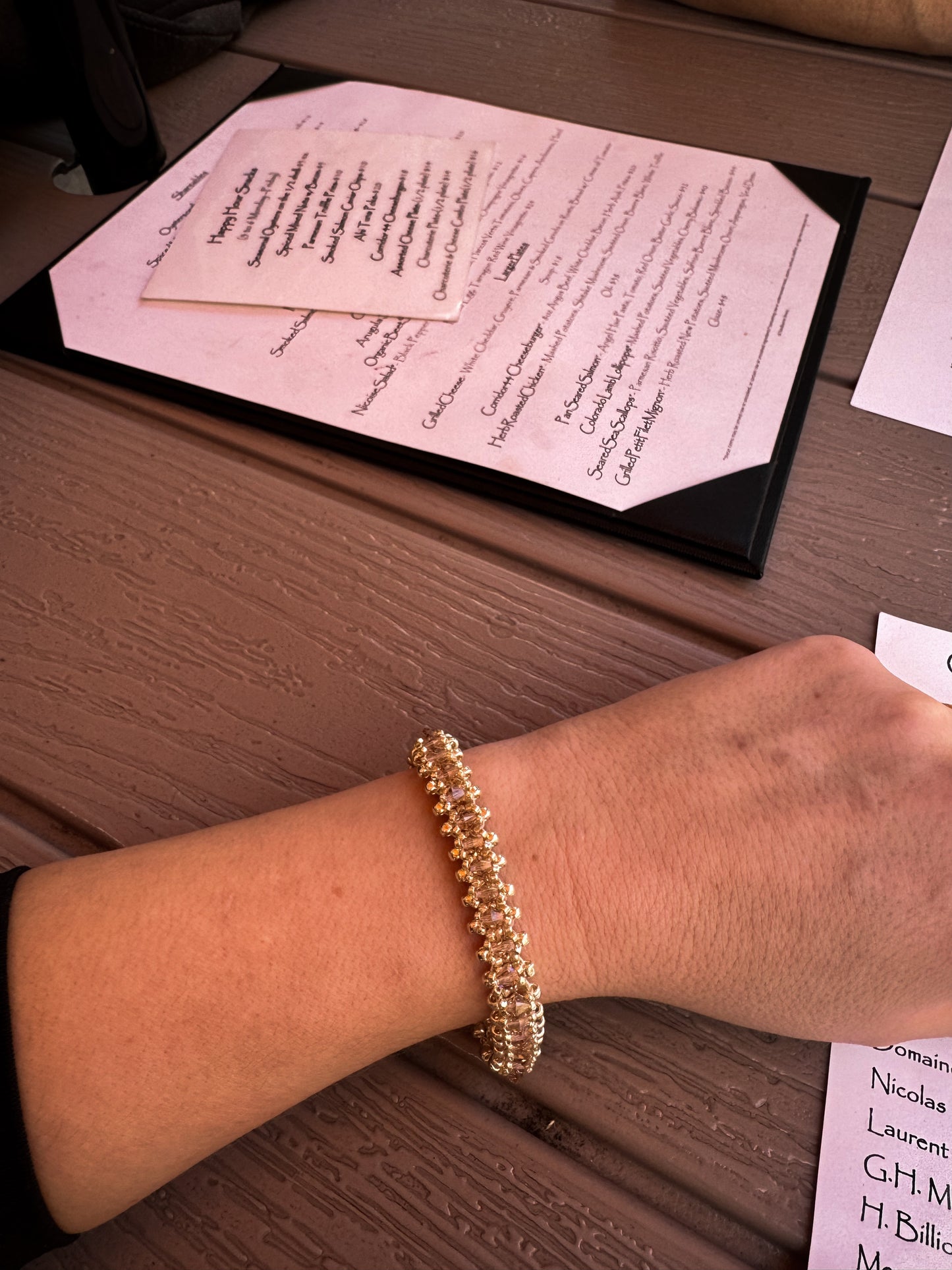 Light Topaz Swarovski Bracelet