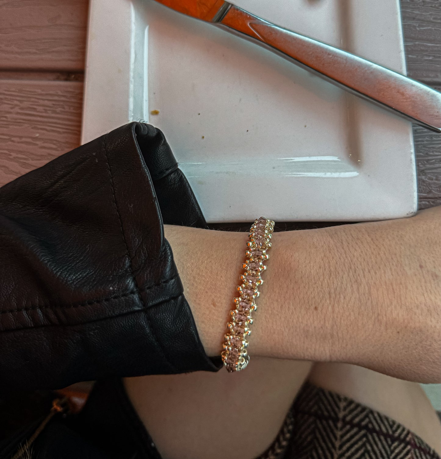 Light Topaz Swarovski Bracelet